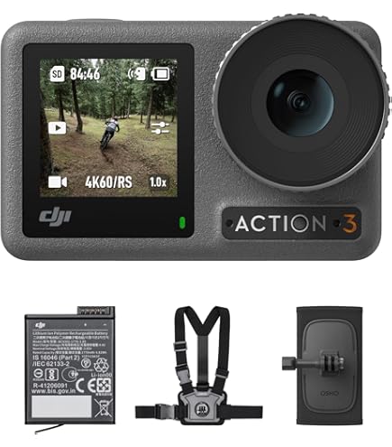 DJI Action 2 Dual-Screen Combo-4K Action Camera with Dual OLED